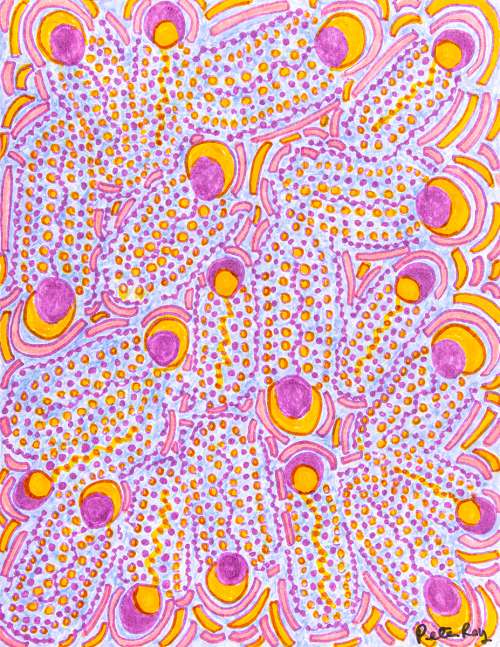 8. Purple Daydream Print
